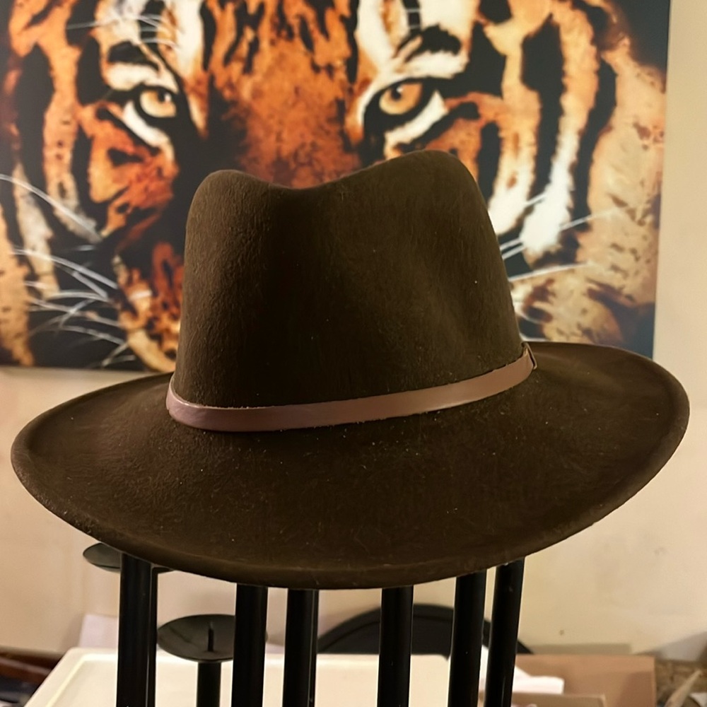 Pendleton Stylish Brown Fedora Hat - image 3